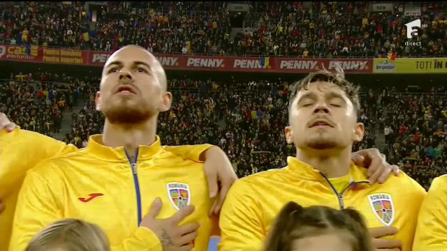 Acum ori niciodată! Imagini emoționante: cum au trăit tricolorii imnul României cântat de Andra pe Arena Națională _8