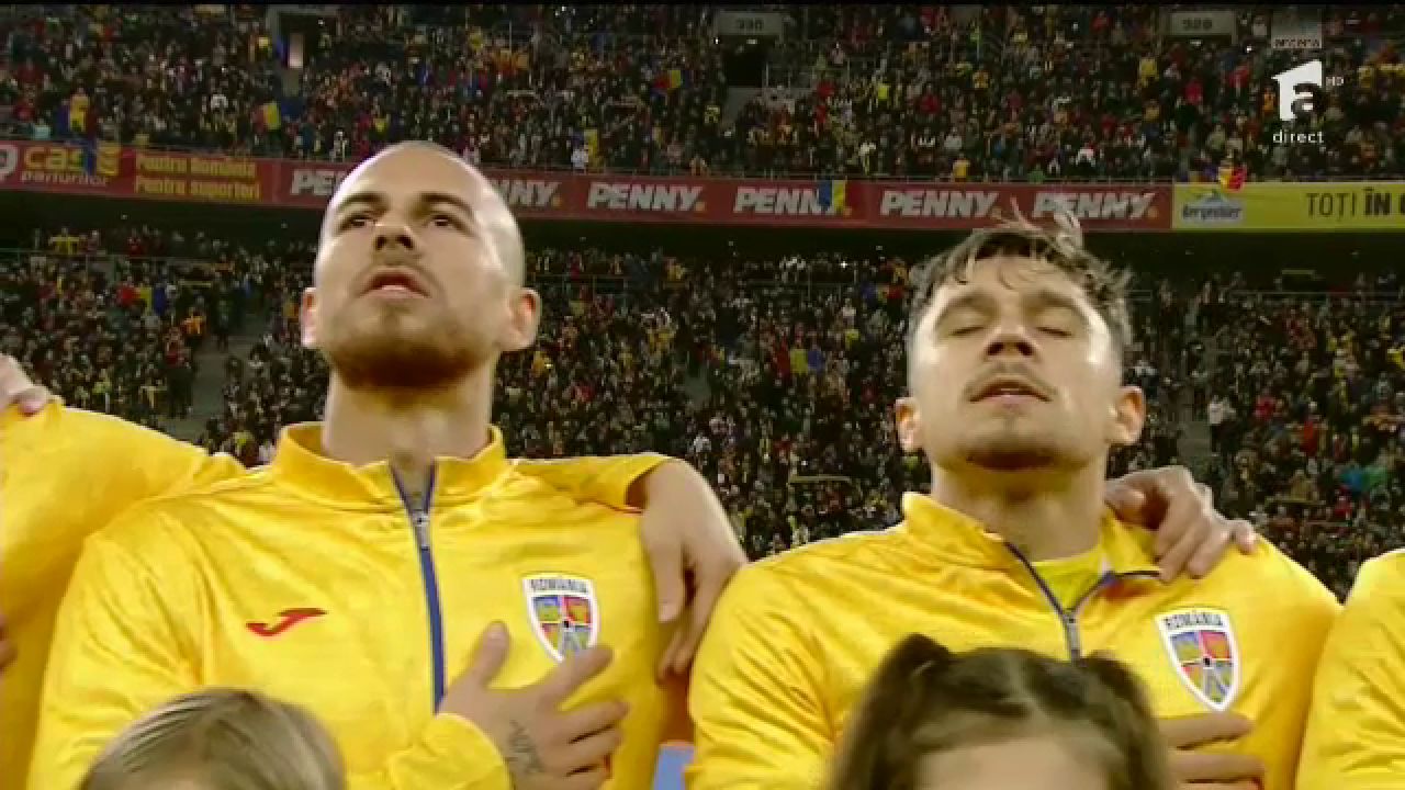 Acum ori niciodată! Imagini emoționante: cum au trăit tricolorii imnul României cântat de Andra pe Arena Națională _8