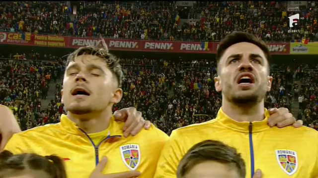 Acum ori niciodată! Imagini emoționante: cum au trăit tricolorii imnul României cântat de Andra pe Arena Națională _10