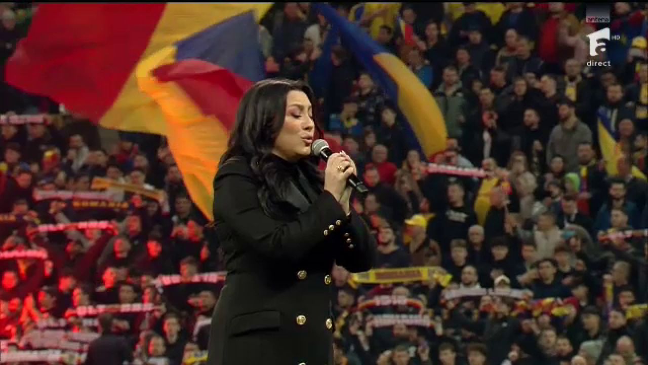 Acum ori niciodată! Imagini emoționante: cum au trăit tricolorii imnul României cântat de Andra pe Arena Națională _18