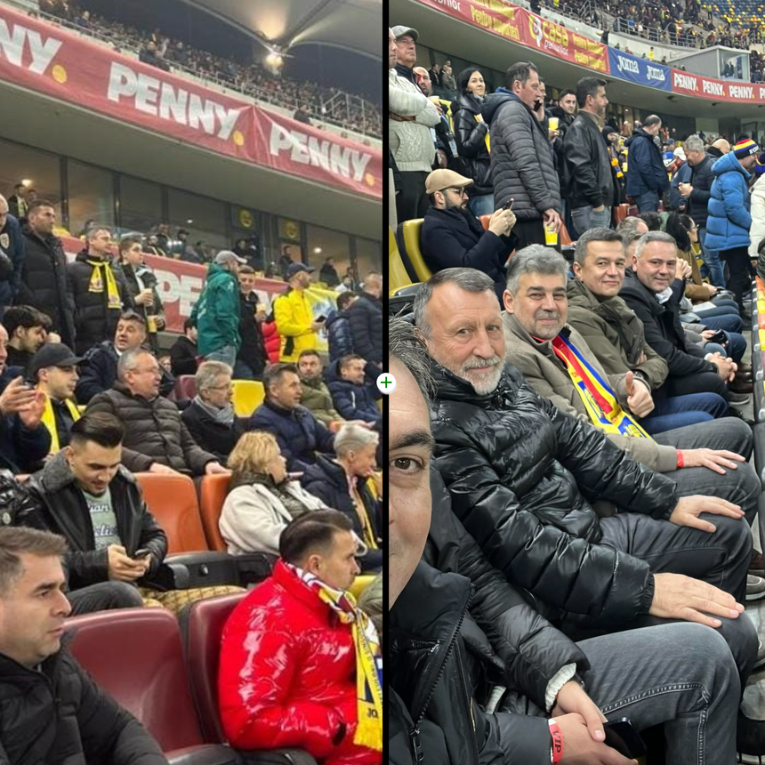 2024, an electoral, nu doar de Euro! Dr. Nicolae Ciucă și Marcel Ciolacu, printre politicienii prezenți pe Arena Națională la România - Elveția 1-0_3