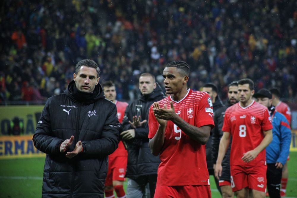 Gest frumos al fotbaliștilor Elveției, la finalul meciului cu România_22