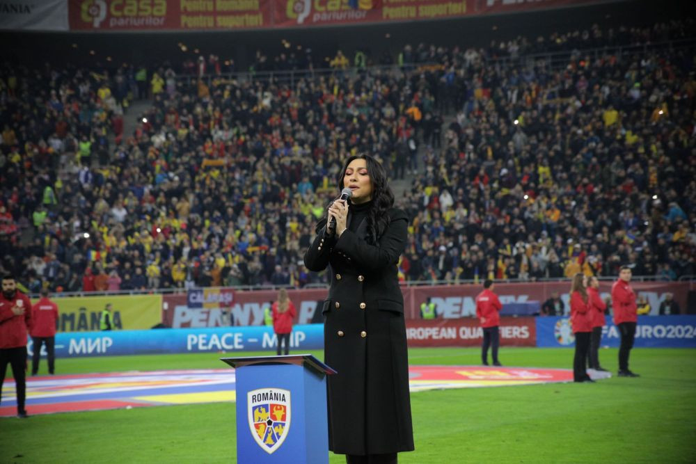 Criticată pentru că a citit imnul României, Andra dă replica după meciul cu Elveția_4