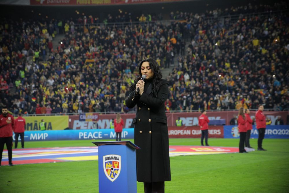 Criticată pentru că a citit imnul Rom&acirc;niei, Andra dă replica după meciul cu Elveția