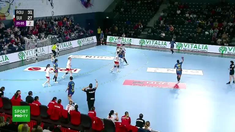 Trofeul Carpați: Rom&acirc;nia - Elveția: ultimele cinci minute din a doua repriză