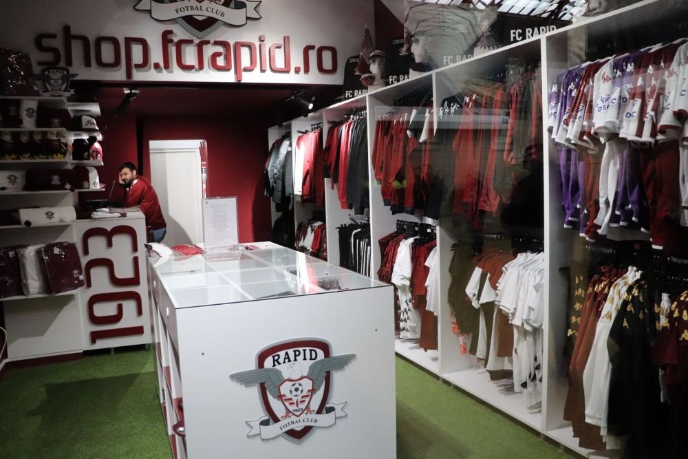 Rapid și-a deschis fan-shop în Gara de Nord. Rică Răducanu a făcut show la inaugurare_5