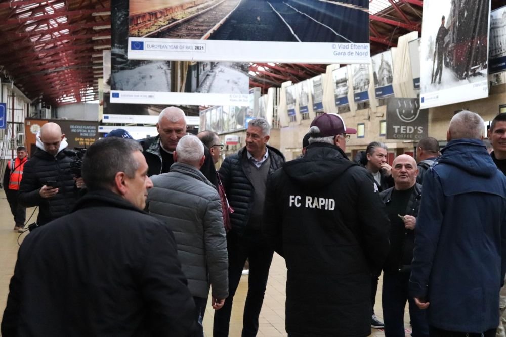 Rapid și-a deschis fan-shop în Gara de Nord. Rică Răducanu a făcut show la inaugurare_19