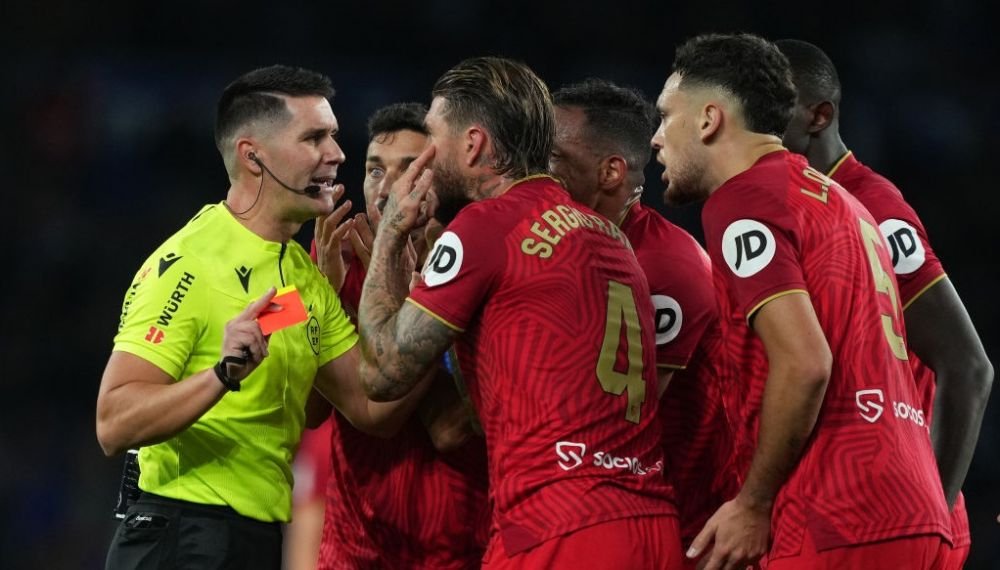 S-a &icirc;ntors Sergio Ramos! Roșu direct, altă eliminare după c&acirc;teva secunde + istorie &icirc;n LaLiga