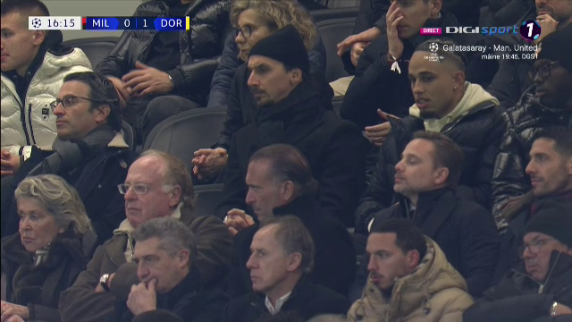 Zlatan Ibrahimovic s-a îmbrăcat bine și și-a făcut apariția pe 
