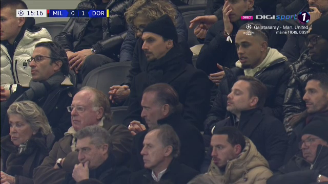 Zlatan Ibrahimovic s-a îmbrăcat bine și și-a făcut apariția pe 