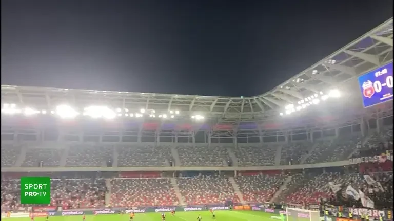 Pustiu &icirc;n Ghencea. Cum arată tribunele la CSA Steaua - Corvinul Hunedoara