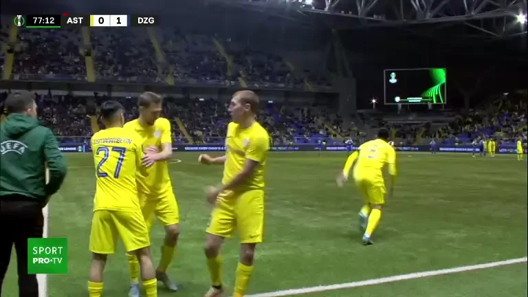 FC Astana - Dinamo Zagreb: gol minutul 79