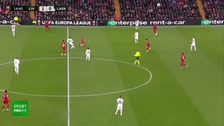 Liverpool - LASK: gol minutul 16