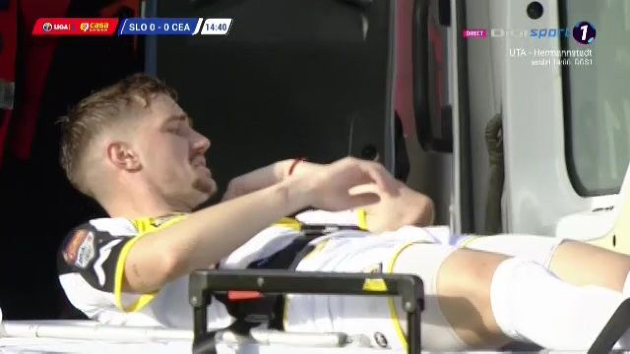 Căpitan adevărat în Liga 2! Urcat în ambulanță cu piciorul rupt, Stejărel Vișinar a strigat la colegi_3