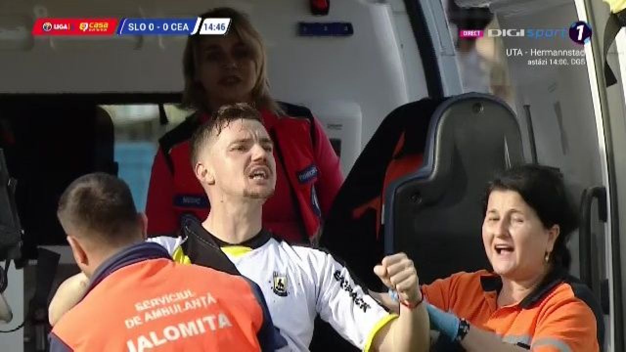 Căpitan adevărat în Liga 2! Urcat în ambulanță cu piciorul rupt, Stejărel Vișinar a strigat la colegi_10