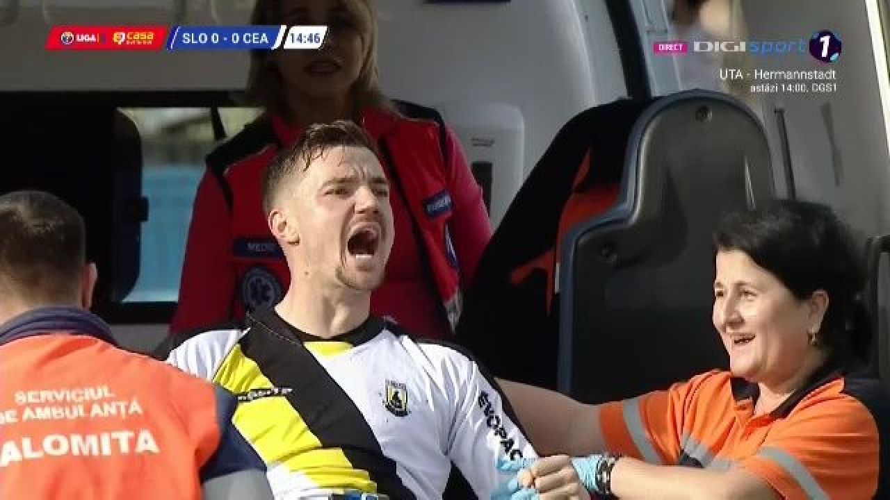 Căpitan adevărat în Liga 2! Urcat în ambulanță cu piciorul rupt, Stejărel Vișinar a strigat la colegi_11