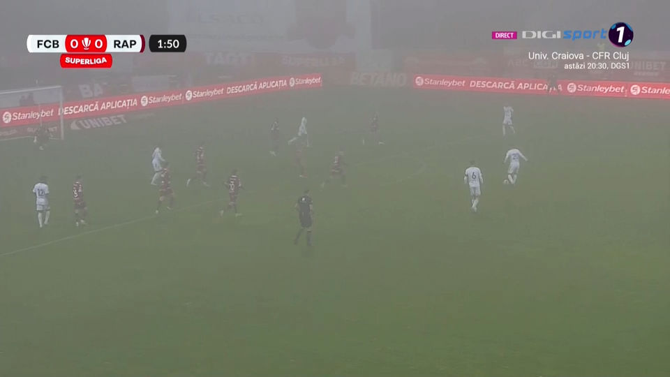 FC Botoșani - Rapid 0-0 | O nouă etapă fără succes pentru giuleșteni, care ratează să urce pe locul doi &icirc;n Superligă