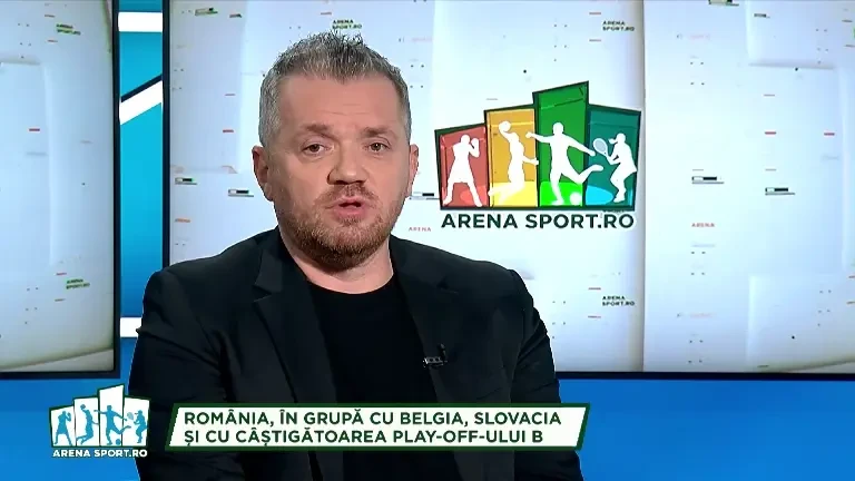 Răzvan Burleanu, la zona mixtă după tragerea la sorți pentru EURO 2024 (02/12/2023)