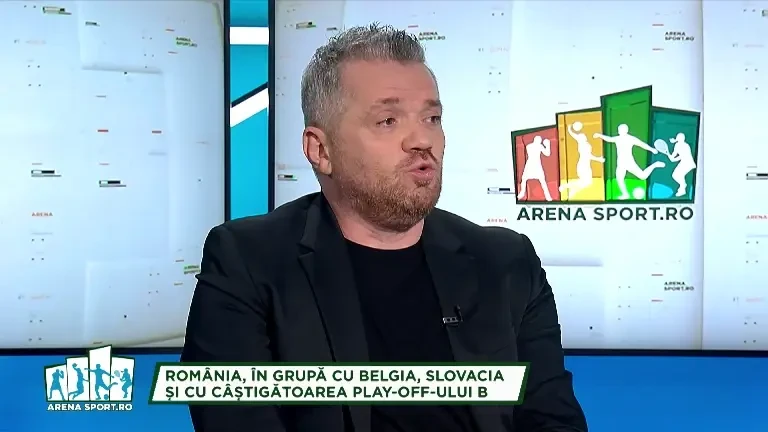 Ionel Ganea, la Arena SPORT.RO după tragerea la sorți pentru EURO 2024 (02/12/2023)