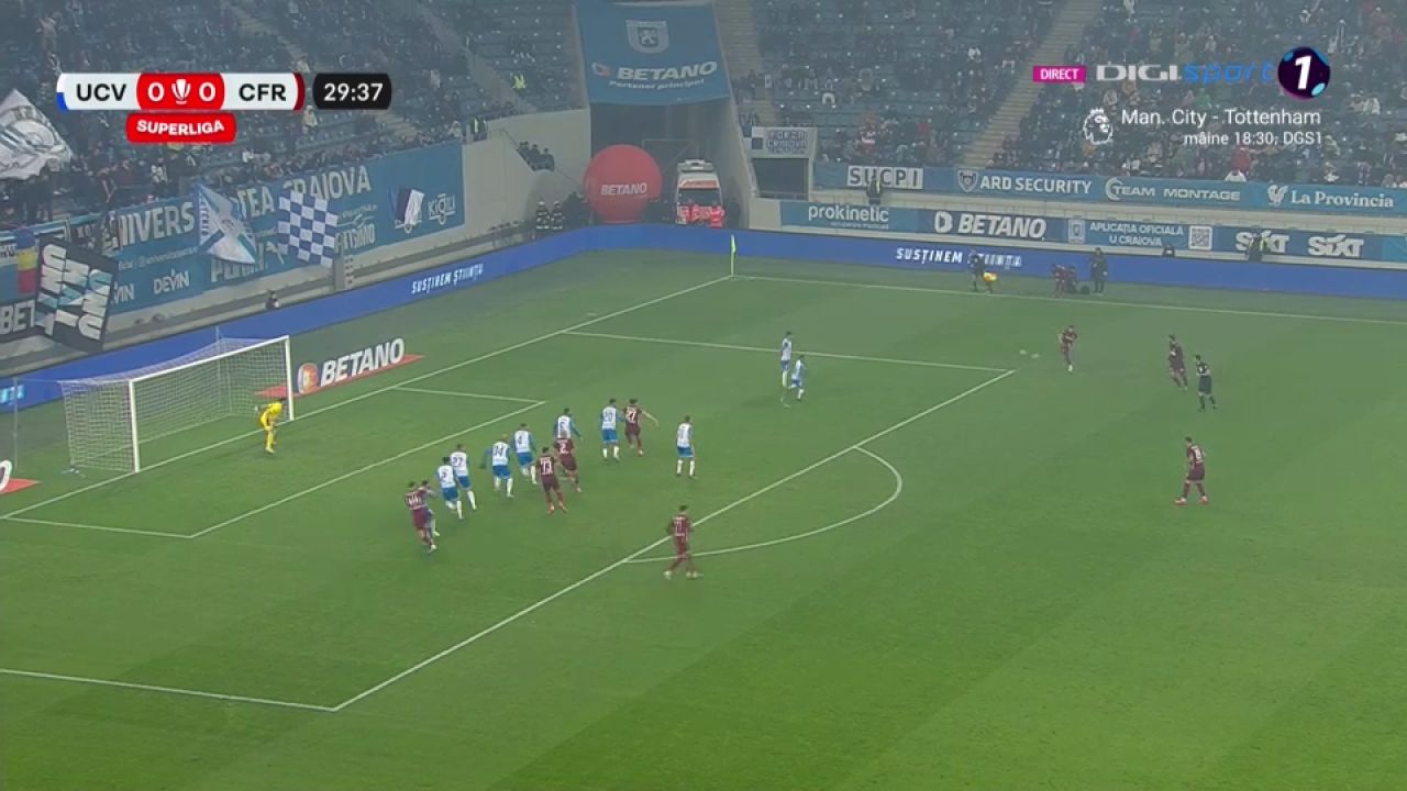 Universitatea Craiova - CFR Cluj 1-0 | Koljic dă lovitura în minutele de prelungiri, oltenii ajung la trei victorii consecutive_4