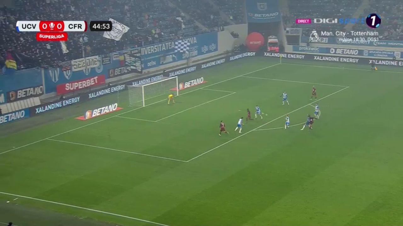Universitatea Craiova - CFR Cluj 1-0 | Koljic dă lovitura în minutele de prelungiri, oltenii ajung la trei victorii consecutive_5