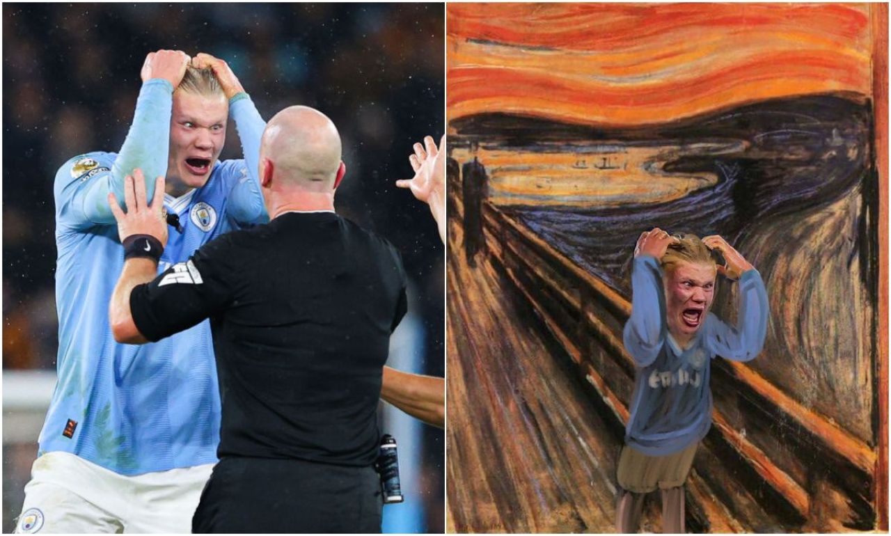 Reacția genială a lui Erling Haaland la meme-urile apărute după criza de nervi din Manchester City - Tottenham_1