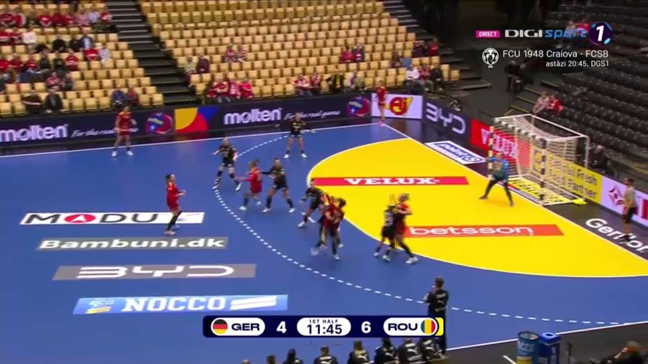 România - Germania 22-24 (12-9). Vis strivit! Tricolorele au făcut o repriză secundă slabă și pe faza de atac, și pe apărare. România a ratat intrarea în primele 8 la CM de handbal _3