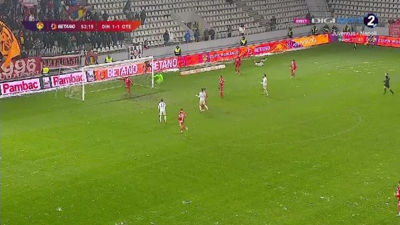 Rușinos și inexplicabil! Dinamovistul Bena, autogol cum rar se vede în meciul cu Oțelul_3