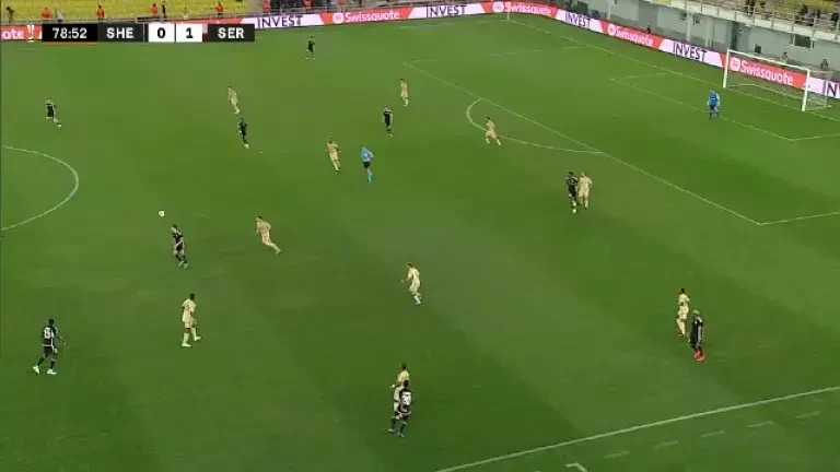 Golul lui David Ankeye din Sheriff - Servette 1-1 (grupele Europa League, 26.10.2023)