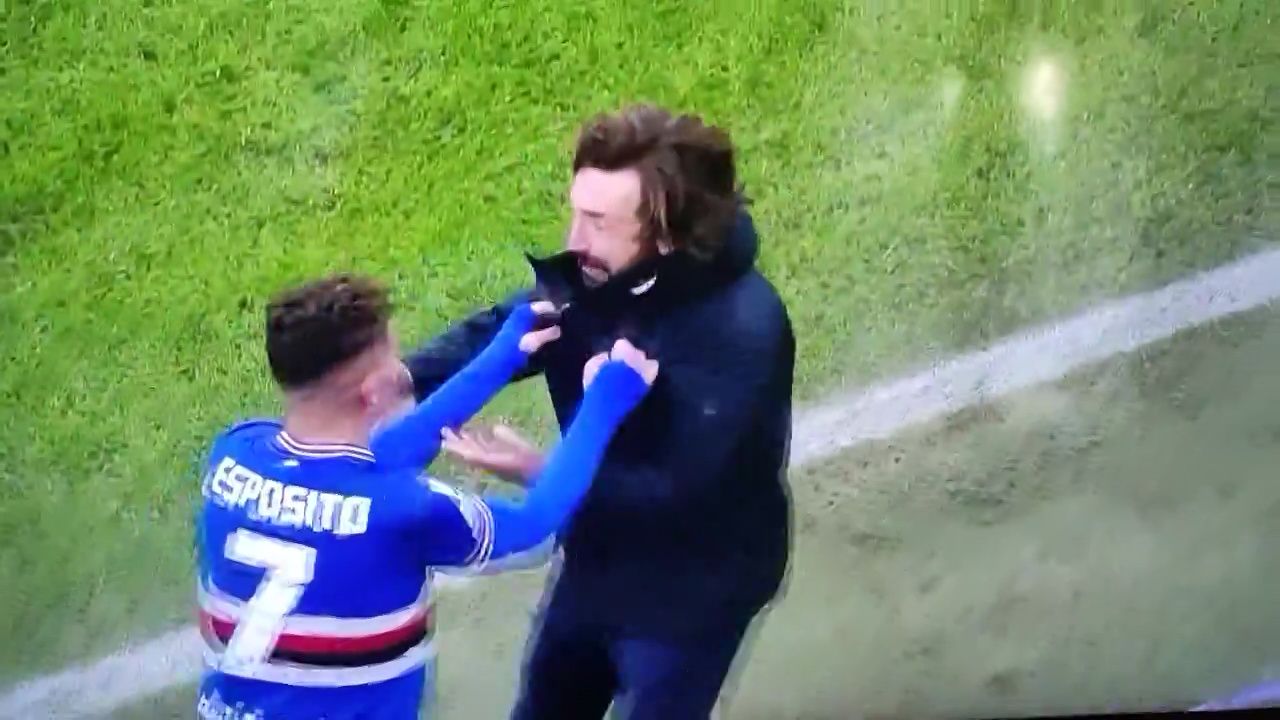 Andrea Pirlo, zdruncinat serios de propriul jucător. Imagini inedite din Italia_2