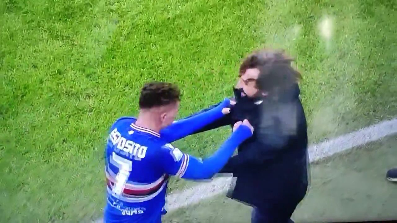 Andrea Pirlo, zdruncinat serios de propriul jucător. Imagini inedite din Italia_5