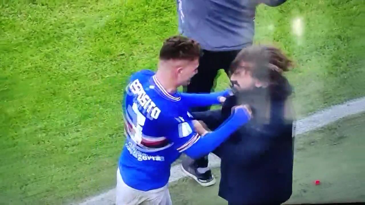 Andrea Pirlo, zdruncinat serios de propriul jucător. Imagini inedite din Italia_9