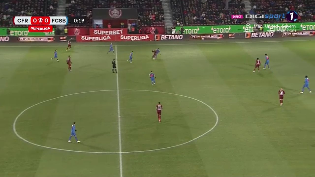 CFR Cluj - FCSB 1-1 | Și-au împărțit punctele frățește, la finalul unui meci cu o fază controversată_3