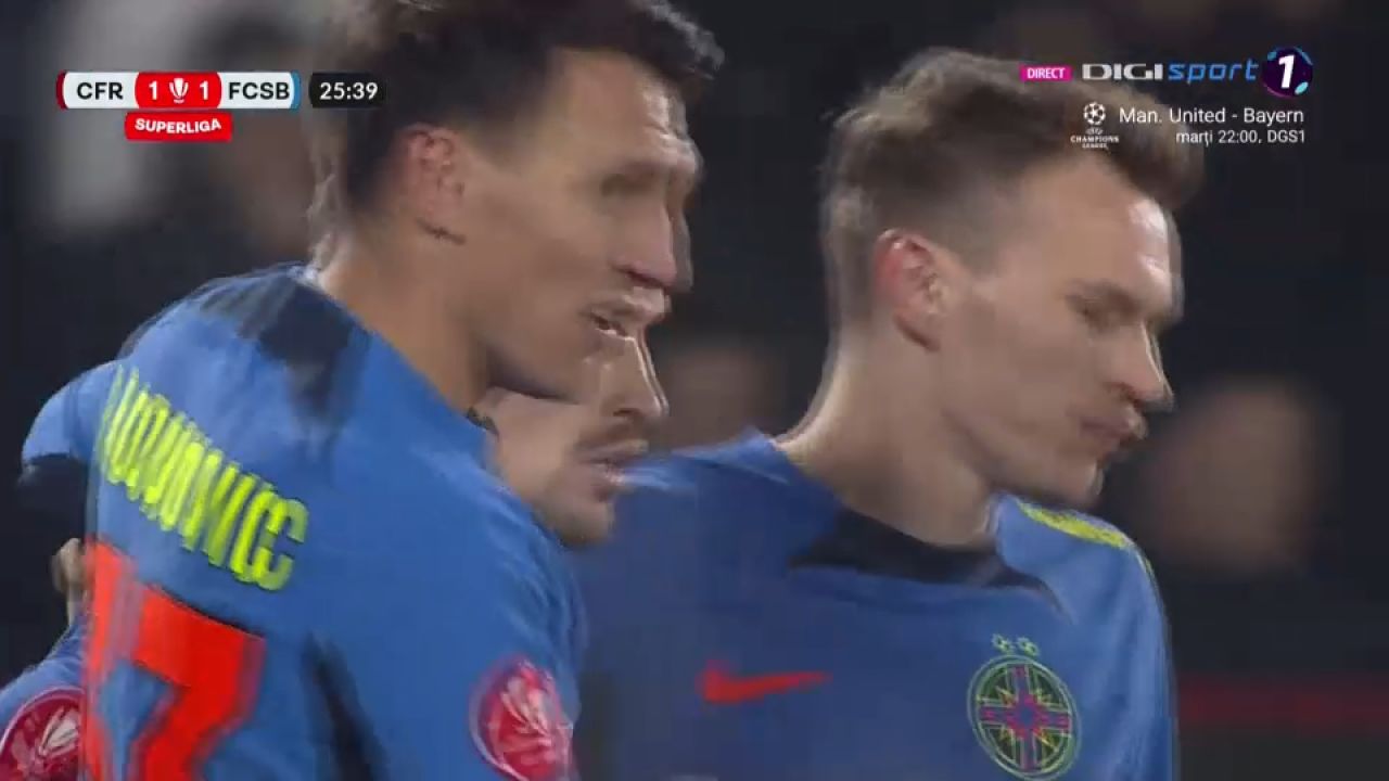 CFR Cluj - FCSB 1-1 | Și-au împărțit punctele frățește, la finalul unui meci cu o fază controversată_1