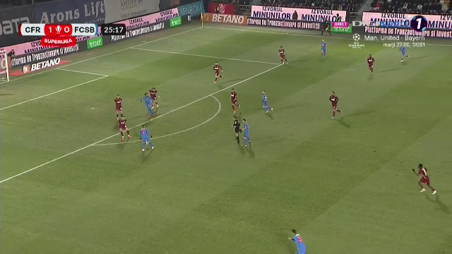 Florinel Coman a spulberat defensiva CFR-ului cu o pasă de geniu! Gol de generic înscris de FCSB în derby-ul cu ardelenii_4
