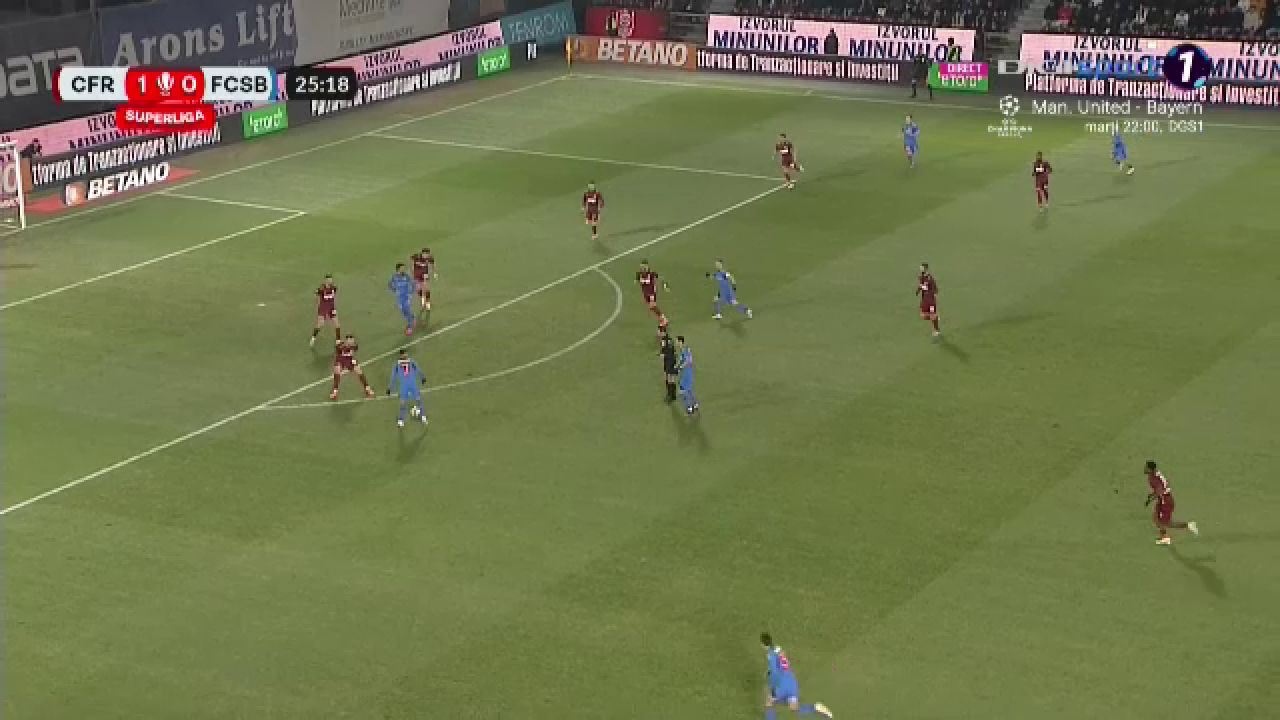 Florinel Coman a spulberat defensiva CFR-ului cu o pasă de geniu! Gol de generic înscris de FCSB în derby-ul cu ardelenii_5