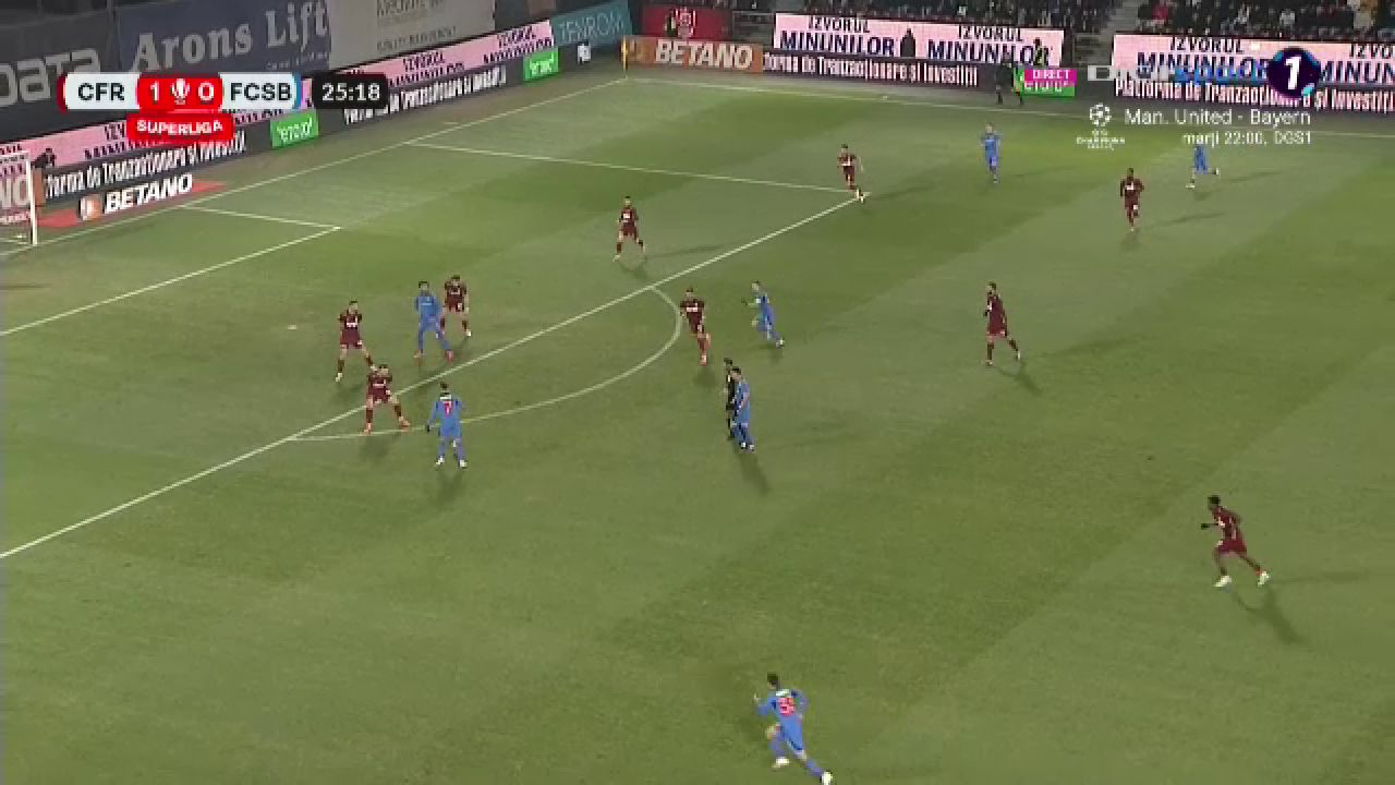 Florinel Coman a spulberat defensiva CFR-ului cu o pasă de geniu! Gol de generic înscris de FCSB în derby-ul cu ardelenii_6