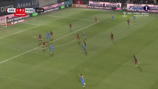 Florinel Coman a spulberat defensiva CFR-ului cu o pasă de geniu! Gol de generic înscris de FCSB în derby-ul cu ardelenii_7