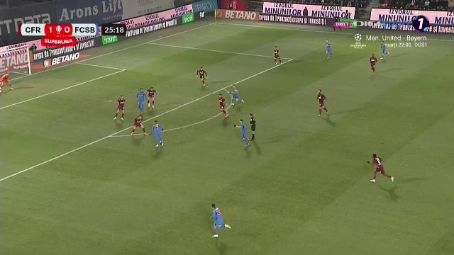 Florinel Coman a spulberat defensiva CFR-ului cu o pasă de geniu! Gol de generic înscris de FCSB în derby-ul cu ardelenii_8