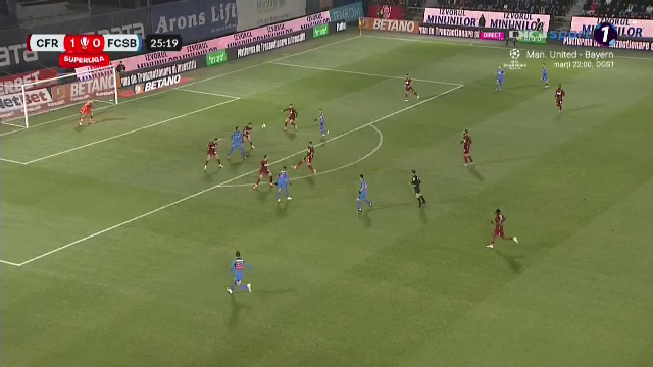 Florinel Coman a spulberat defensiva CFR-ului cu o pasă de geniu! Gol de generic înscris de FCSB în derby-ul cu ardelenii_12