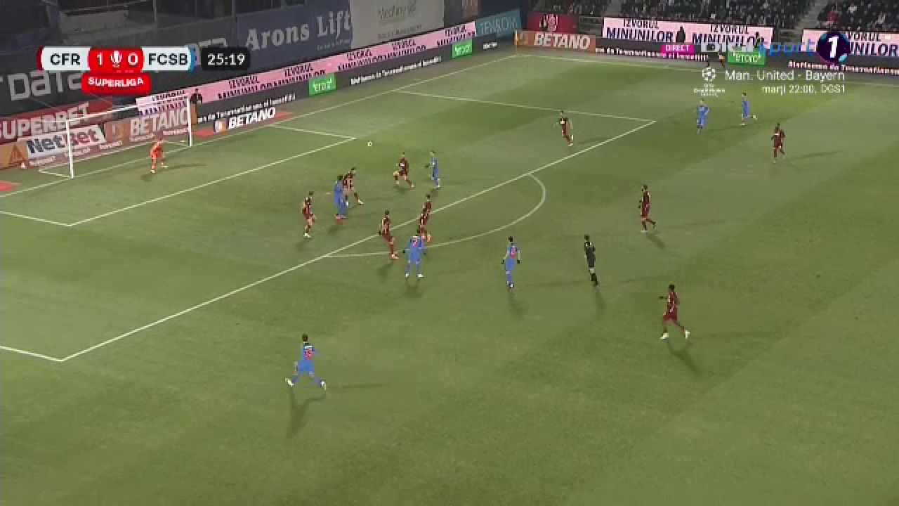 Florinel Coman a spulberat defensiva CFR-ului cu o pasă de geniu! Gol de generic înscris de FCSB în derby-ul cu ardelenii_13