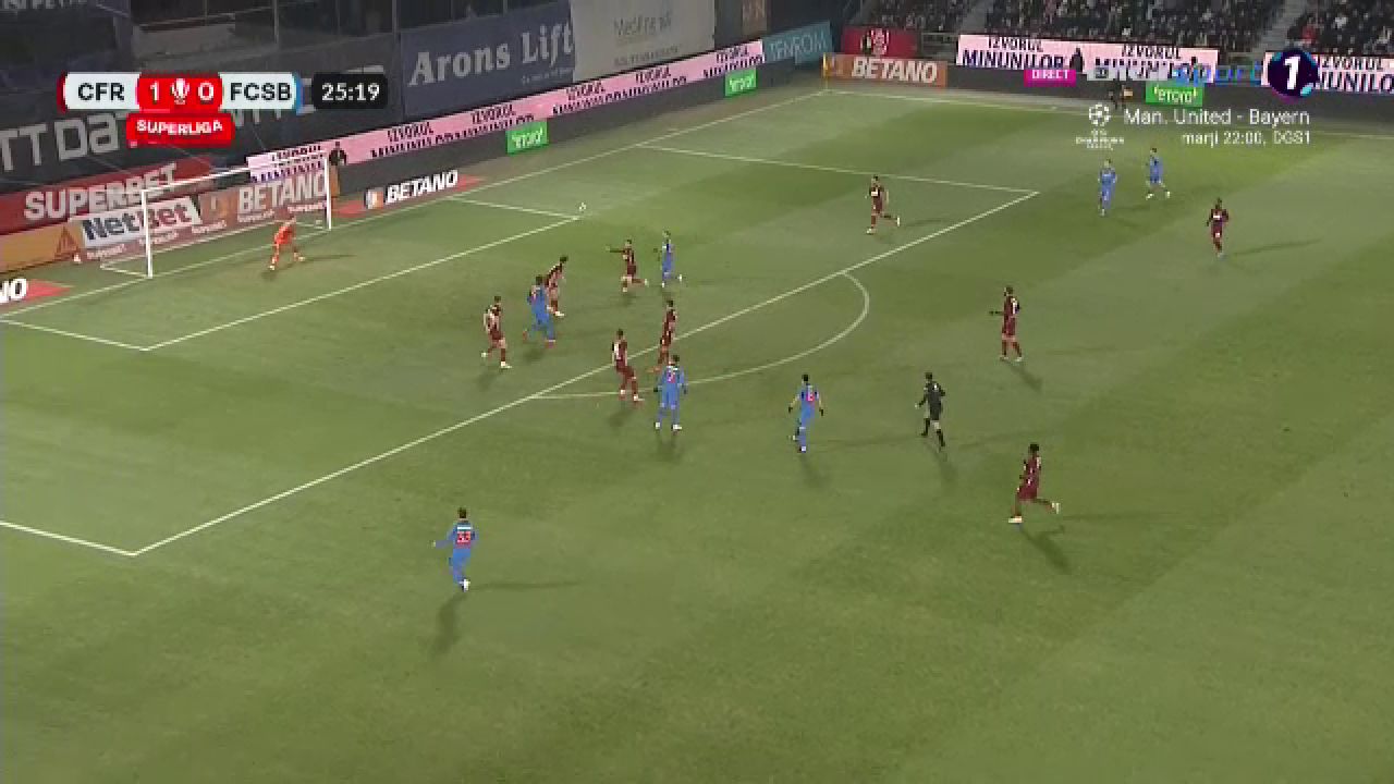 Florinel Coman a spulberat defensiva CFR-ului cu o pasă de geniu! Gol de generic înscris de FCSB în derby-ul cu ardelenii_14