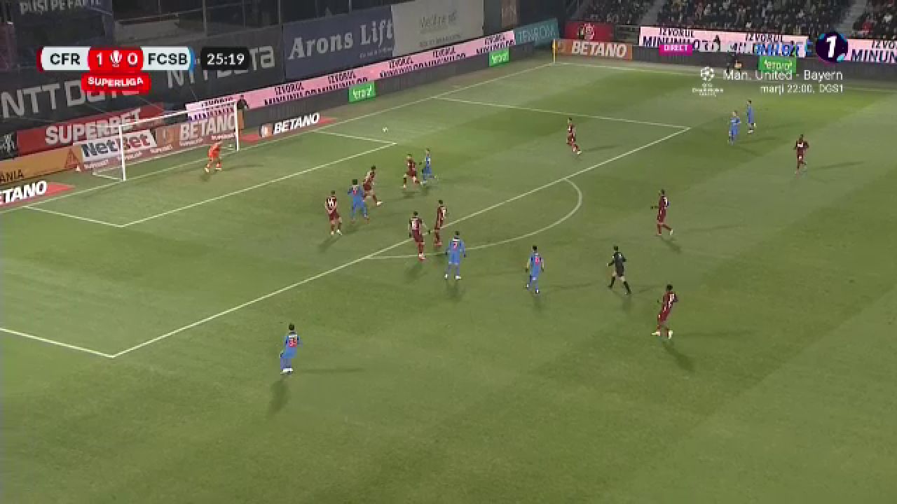 Florinel Coman a spulberat defensiva CFR-ului cu o pasă de geniu! Gol de generic înscris de FCSB în derby-ul cu ardelenii_15
