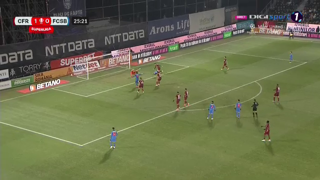 Florinel Coman a spulberat defensiva CFR-ului cu o pasă de geniu! Gol de generic înscris de FCSB în derby-ul cu ardelenii_22