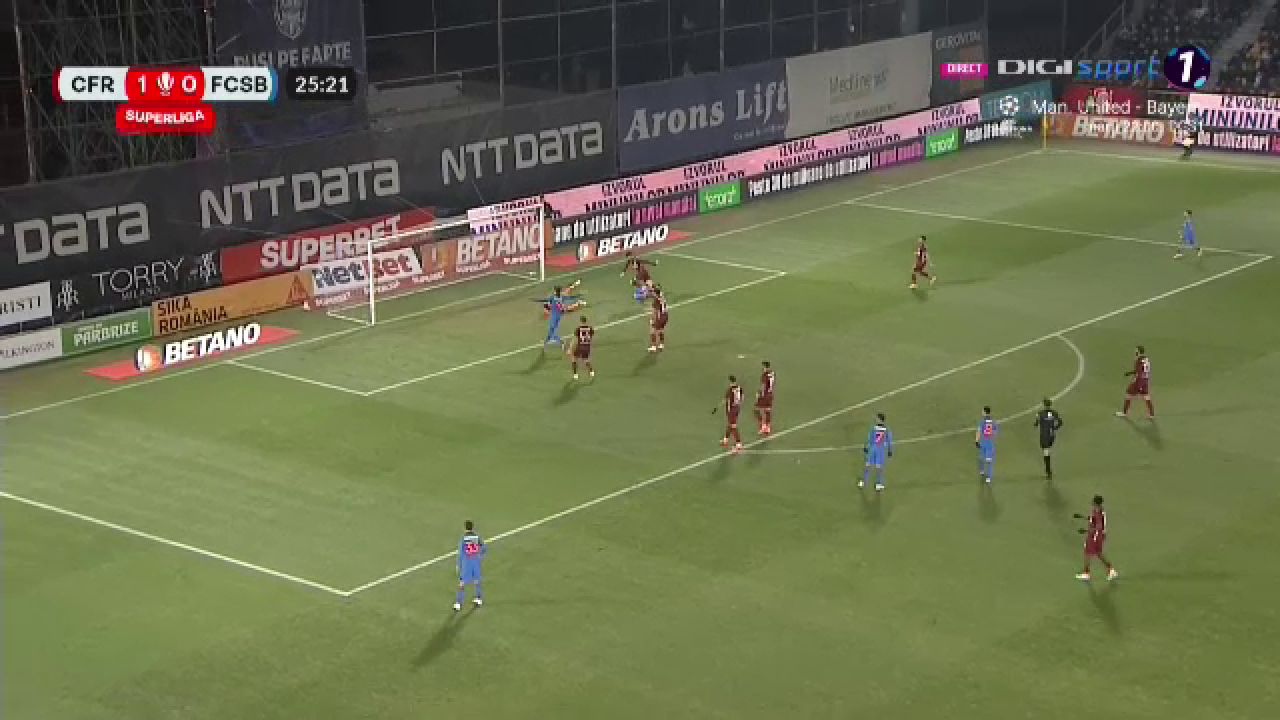 Florinel Coman a spulberat defensiva CFR-ului cu o pasă de geniu! Gol de generic înscris de FCSB în derby-ul cu ardelenii_23