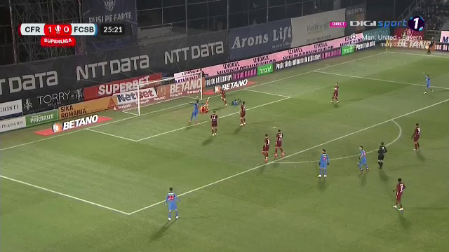 Florinel Coman a spulberat defensiva CFR-ului cu o pasă de geniu! Gol de generic înscris de FCSB în derby-ul cu ardelenii_25