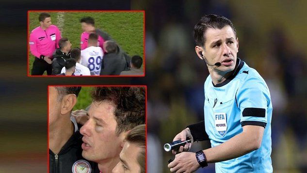 Scene absolut șocante în Turcia sub privirile lui Moruțan: arbitru bătut de președinte și călcat în picioare de jucători_6