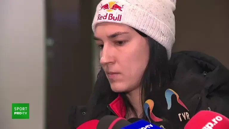 Cristina Neagu, la sosirea &icirc;n țară (12/12/2023)