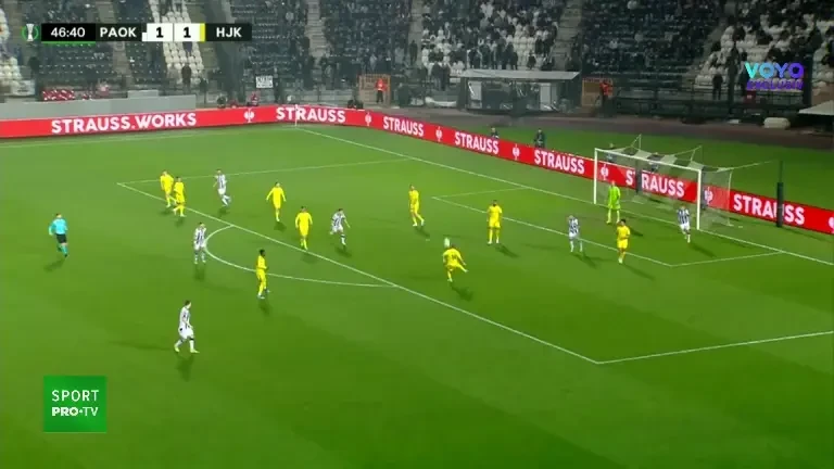 PAOK - HJK: gol Giannis Konstantelias