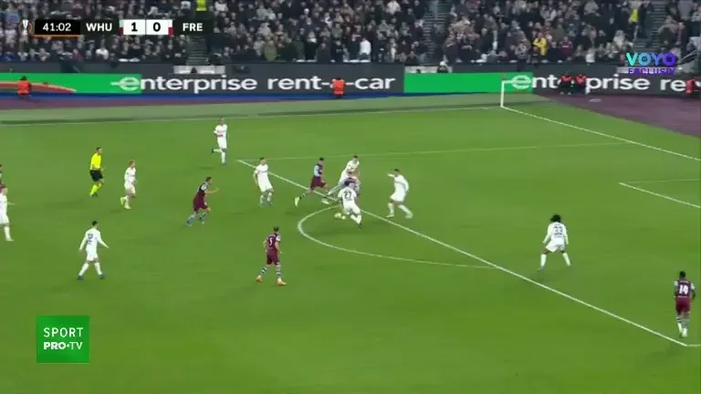 West Ham United - Freiburg: gol Edson Alvarez